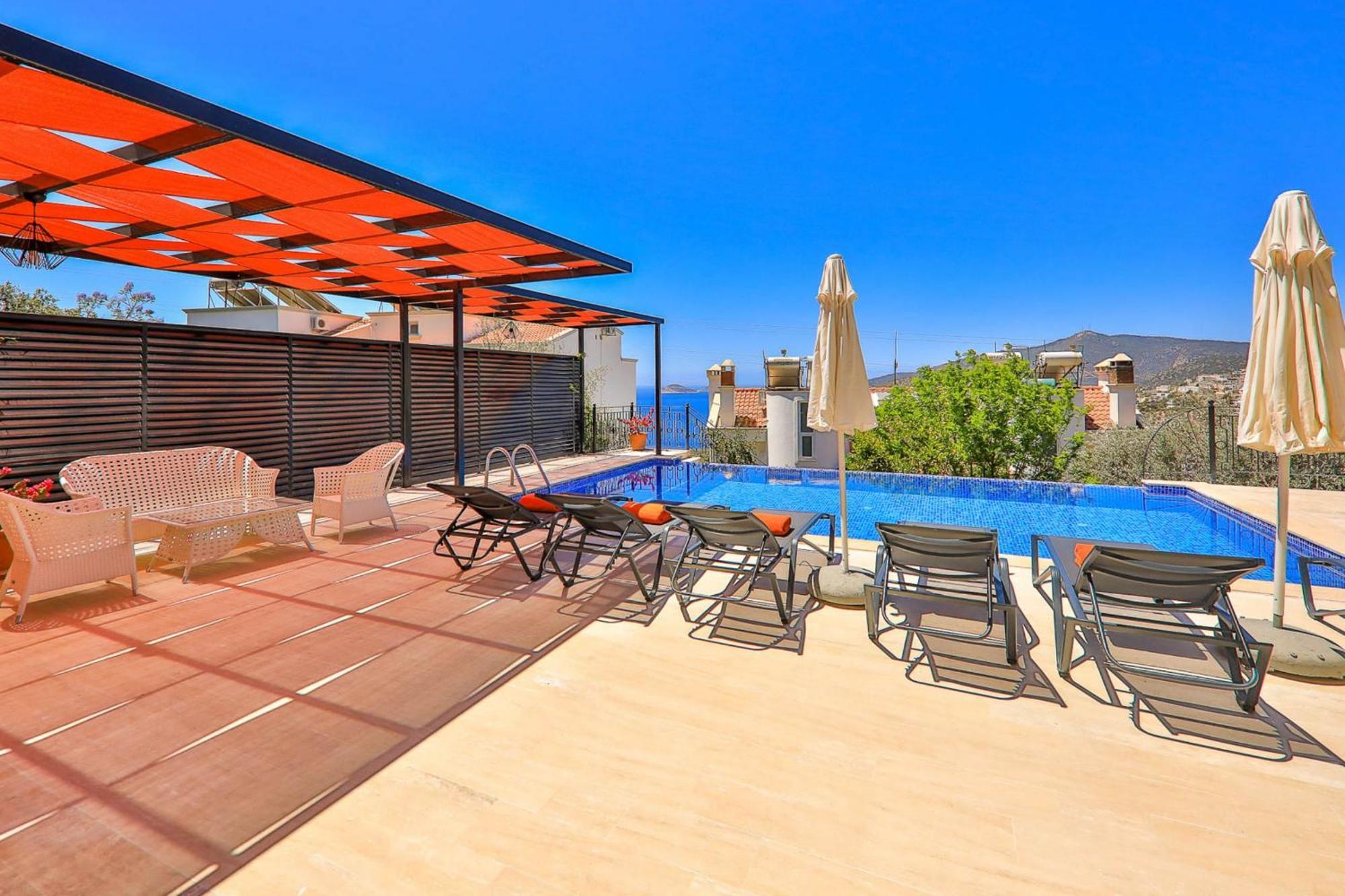 Villa Celik Kalkan Exteriör bild